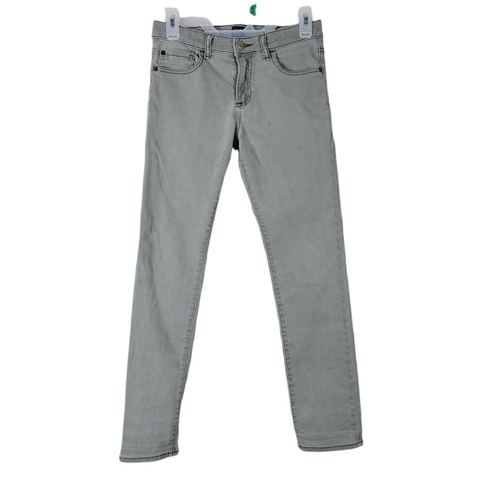 GAP Girls Denim Jeans Stretch Slim Sz 14 Gray Mid Rise Teens Teenager Junior